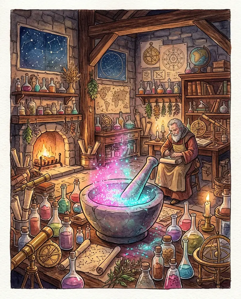Alkymistens laboratorium